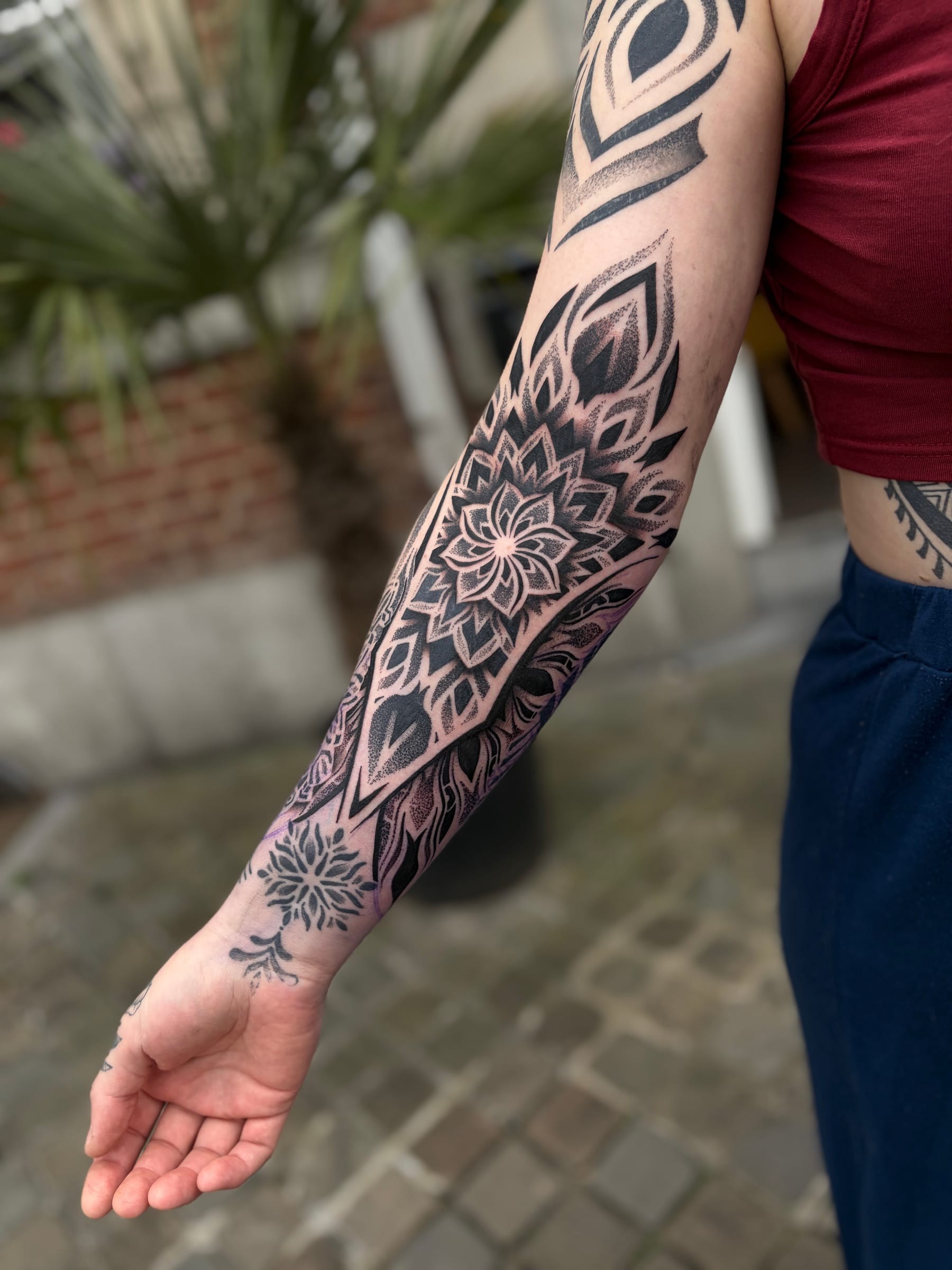 Exemple de tatouage blackwork