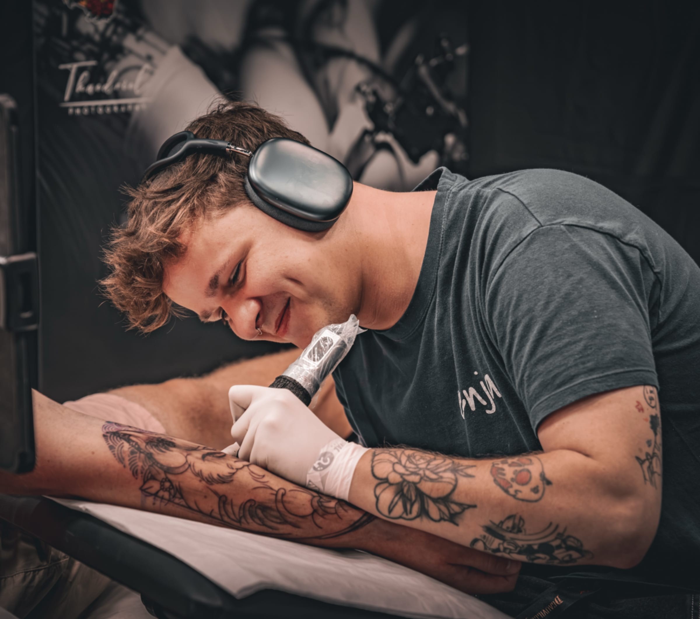 Portrait de Benja, Tatoueur