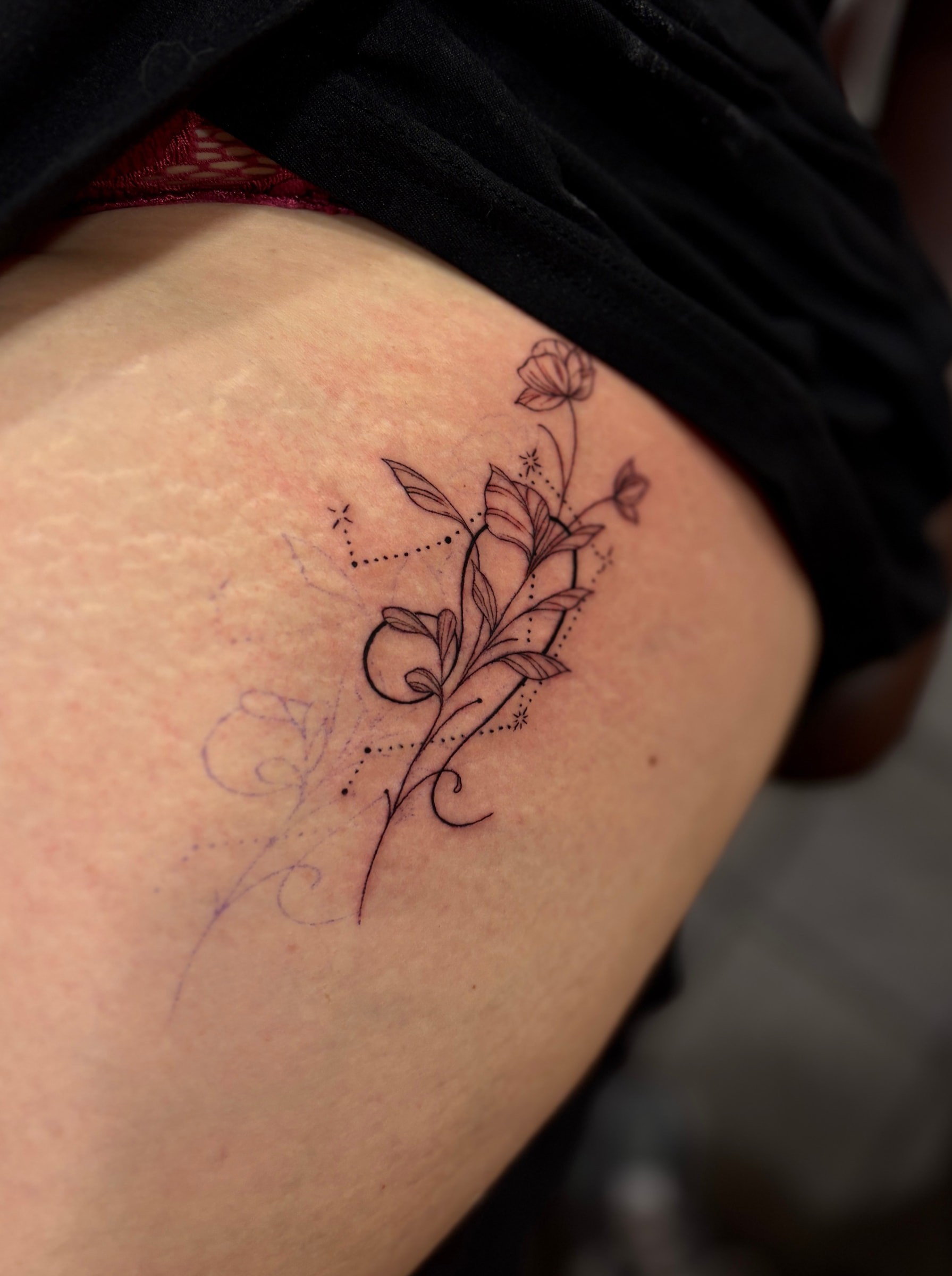 Exemple de tatouage minimaliste